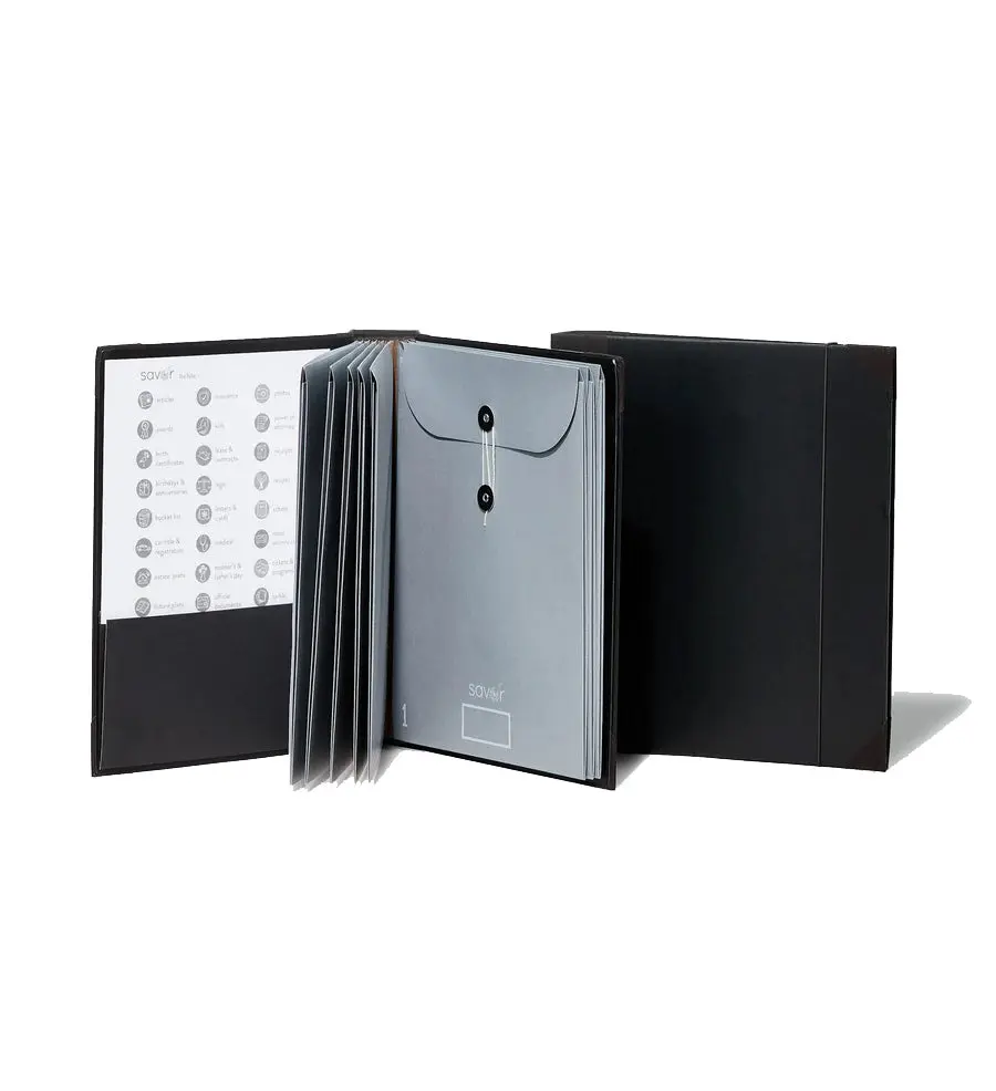 The Folio® Document Organizer | Life Binder for Important Documents, Passport, Birth Certificate