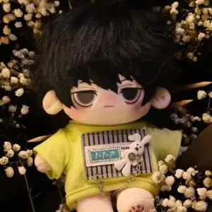 2026 new Stuffed Cotton Doll Death Note L Lawliet Comic Characte 20cm Cute Dress Up Plush Toy for Adults and Children to Collect as Gifts