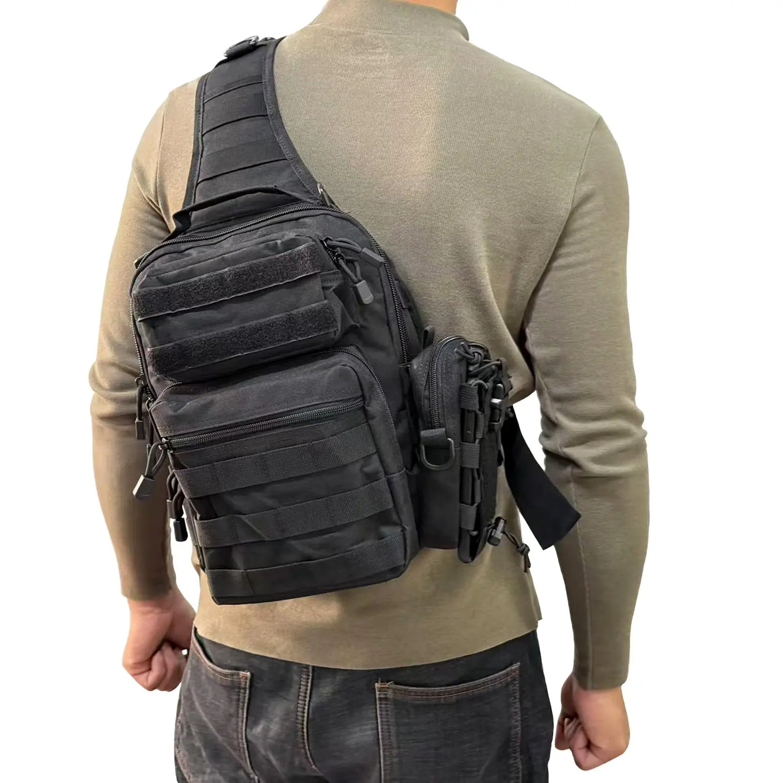 Unisex's Outdoor Sports Fanny Pack & Sports Backpack, Sporty Multifunctional Lightweight Carrier Bag for Men & Women, Running Tool Bag, Sports Bag for Outdoor Running Cycling, Multi Compartment Backpack