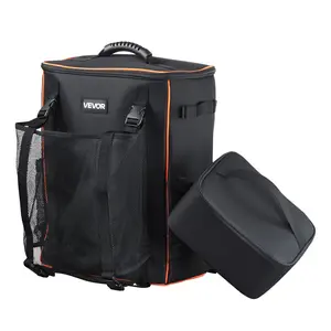 VEVOR Welding Backpack, 33L Welder Backpack with Insulated Bag Helmet Bag, 600D Polyester Extreme Gear Pack for Tools and Helmet, Multi-Purpose Gear Storage Bag for Welding, Outdoor Camping, Hiking