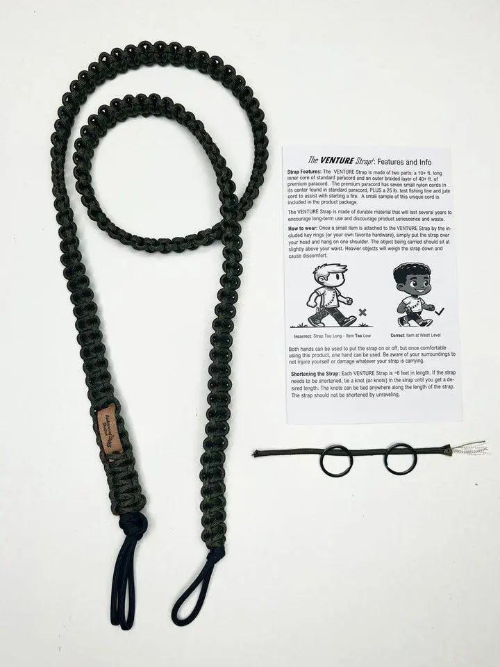 The Venture Strap - crossbody binocular strap