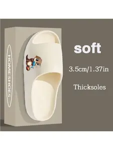 Cute Otter Holding Fish with Strawberry Print Coconut Slippers for Women Men Kids Comfortable Non-Slip Beach Sandals Summer Casual Footwear Lightweight Home Shoes