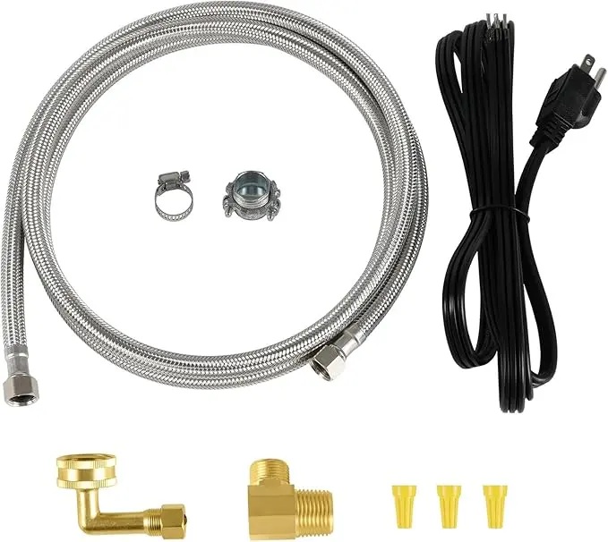10-Pack Dishwasher Installation Kit, 3/8" x 3/8" W/H Power Cord
