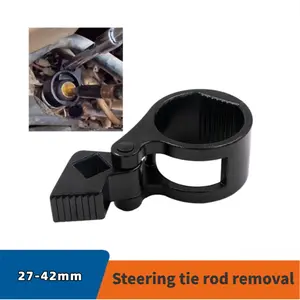 Universal Inner Tie Rod Hex Wrench Repair Removal Tool 27-42mm for Car Truck Vehicle Motorcycle, Inner Tie Rod End Remover Tool Compatible with Mercedes Benz, BMW, Toyota, Honda, Ford