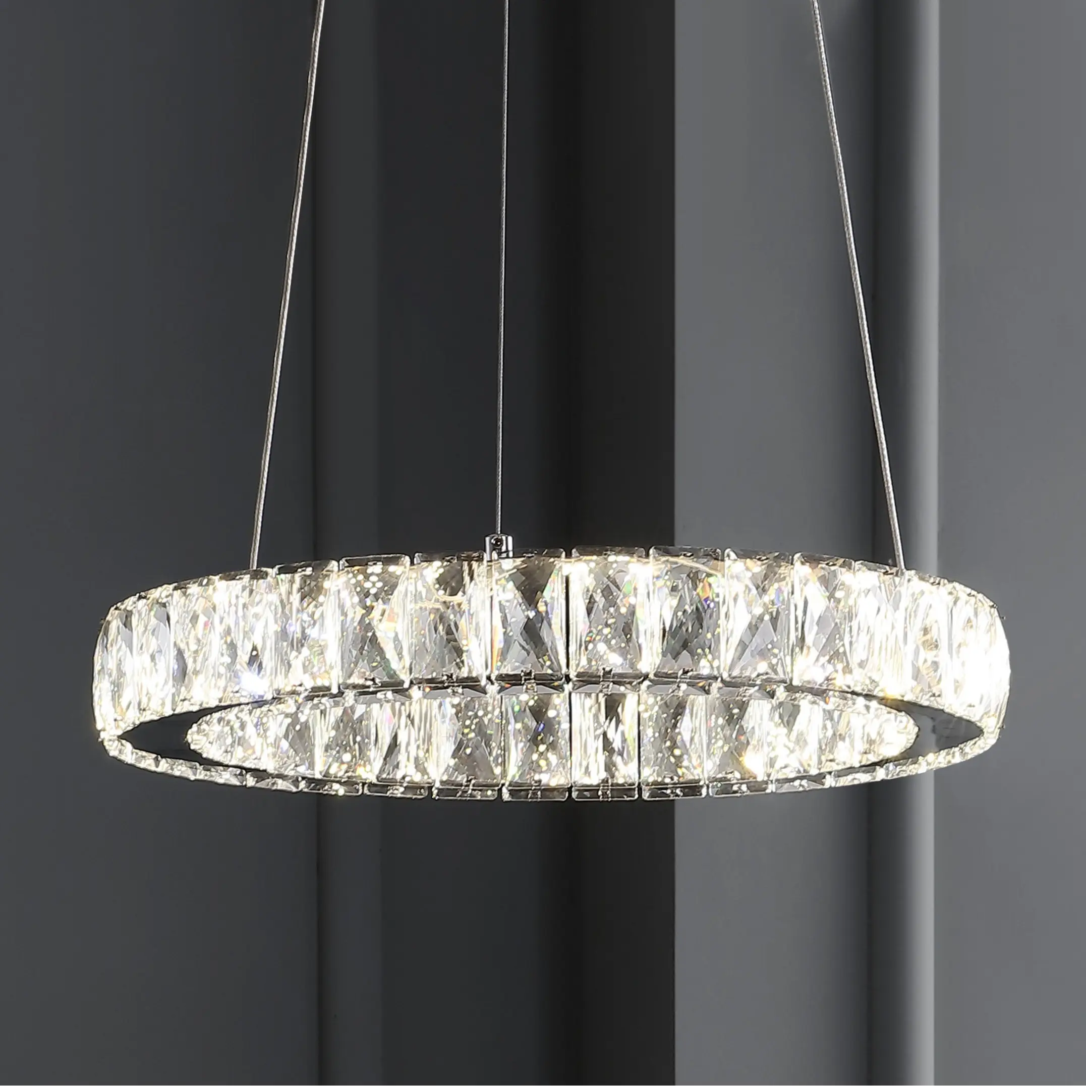 JONATHAN Y Louis Parisian Globe LED Vanity Light - Metal/Frosted Glass, Contemporary, Adjustable Lighting, 4"-76" Drop, Crystal Ring, Decorative Lights for Living Room, Bedroom