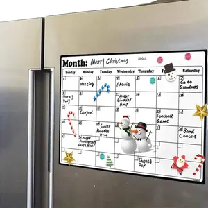 Fridge Calendar Magnetic Dry Erase Calendar Whiteboard Calendar for Kitchen Refrigerator Planners 16.9 Inches X 11.8 Inches Decor