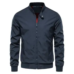 Men's windbreaker pilot jacket, fashionable zipper jacket, casual autumn and winter outdoor activity jacketRAIMENTRY