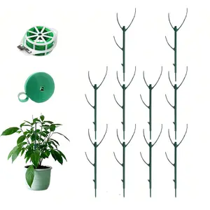 Stackable Monstera Moss Pole - 10 count Coir  Support Stakes for Indoor , Bendable Totem Pole for Climbing Vines,   | Durable Indoor  Stakes (10 Pack)