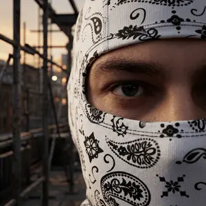 Summer Balaclava Face Mask UV Protection Cooling Neck Gaiter Breathable Full Face Covering for Men Women Lightweight Paisley Bandana for Outdoor Cycling Motorcycle Hiking Fishing 2026 Viral Sun Protection Gear Headwear Accessory Sport Essentials Pack