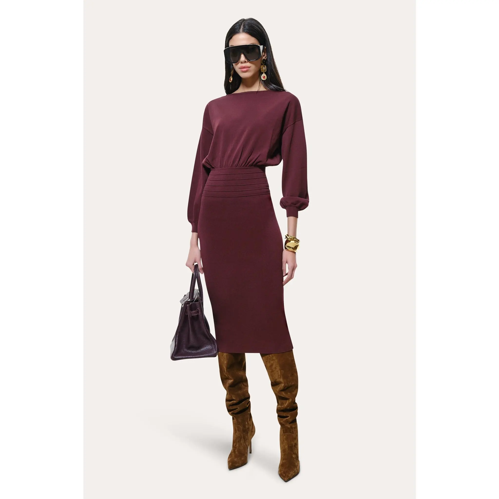Yara Milano Knit Midi Dress Yara Milano Knit Midi Dress