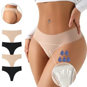 HOTCOM Toe Cover Thongs for Women'S G-String Seamless Design Basic Fit Comfortable Underwear-Womenswear Everyday Black T-Back Thongs for Gym Concealing Thong Girl soft summerwins,summerwins