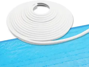 120ft White Roll Swimming Pool Liner Bead Lock for In-Ground and Above Ground Pools
