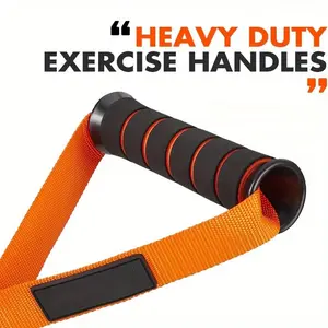 Wires Machine Handle, Resistance Band Exercise Grip, Gym Equipment Wires Handle, Ideal for Home Gym Wires Training System Accessories