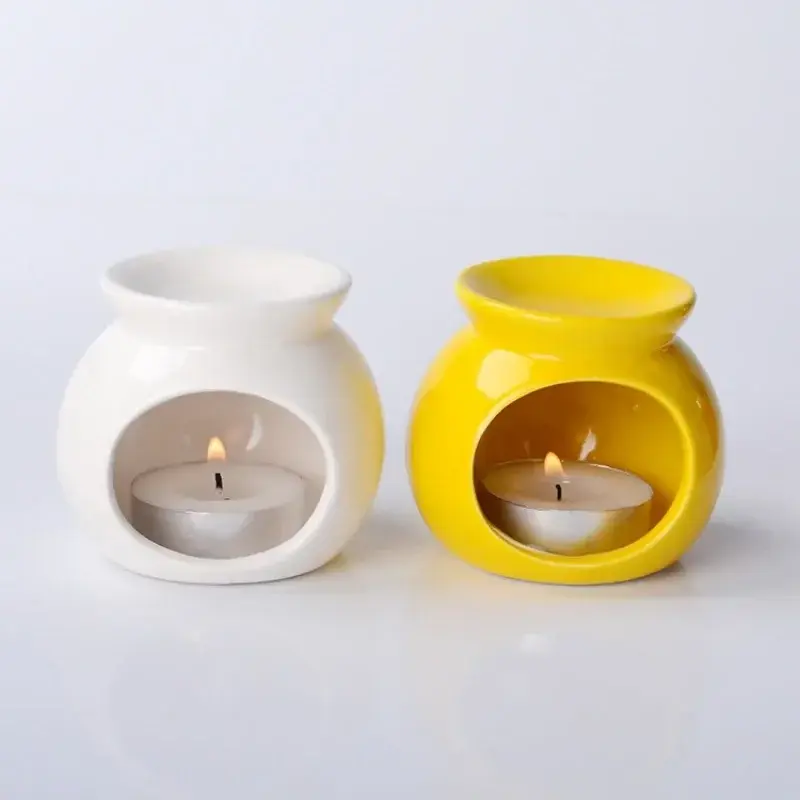 Ceramic Candle Heating Holder Chocolate Melting Furnace NONE