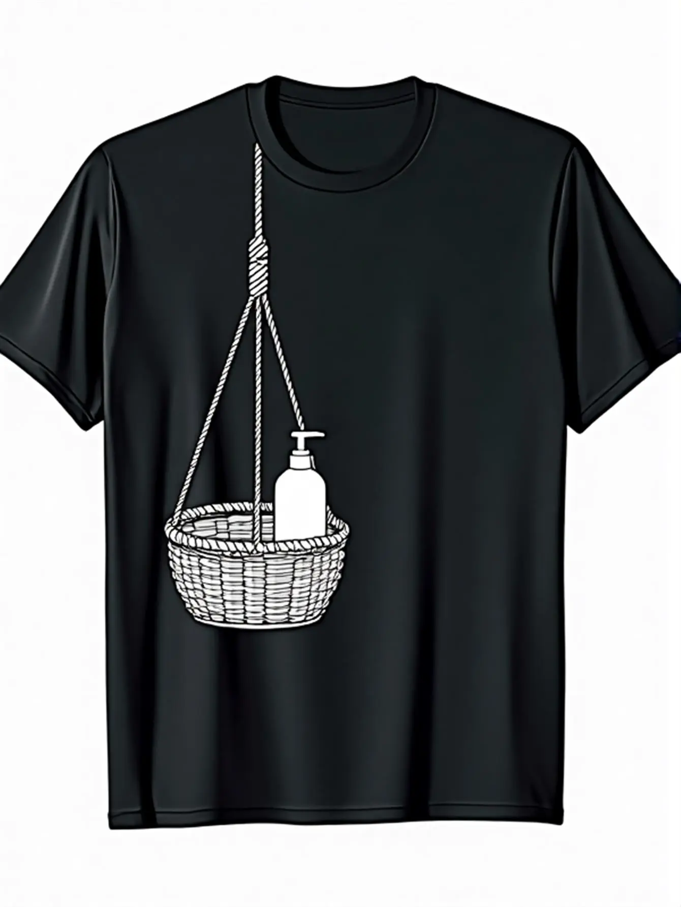 Creepy Lotion Basket True Crime Serial Killer Horr unisex soft cotton short sleeve t shirt, vintage graphic casual tee for men women teens, perfect birthday holiday gift for camping travel gym daily street casual wear
