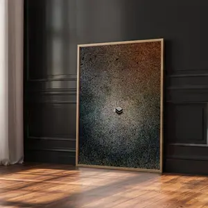 Masses the Holy Kaaba - Islamic Wall Art for Home Decor - Modern Islamic Art Print - Hajj And Umrah Abstract Kaaba Poster, Room Decor, Unframed