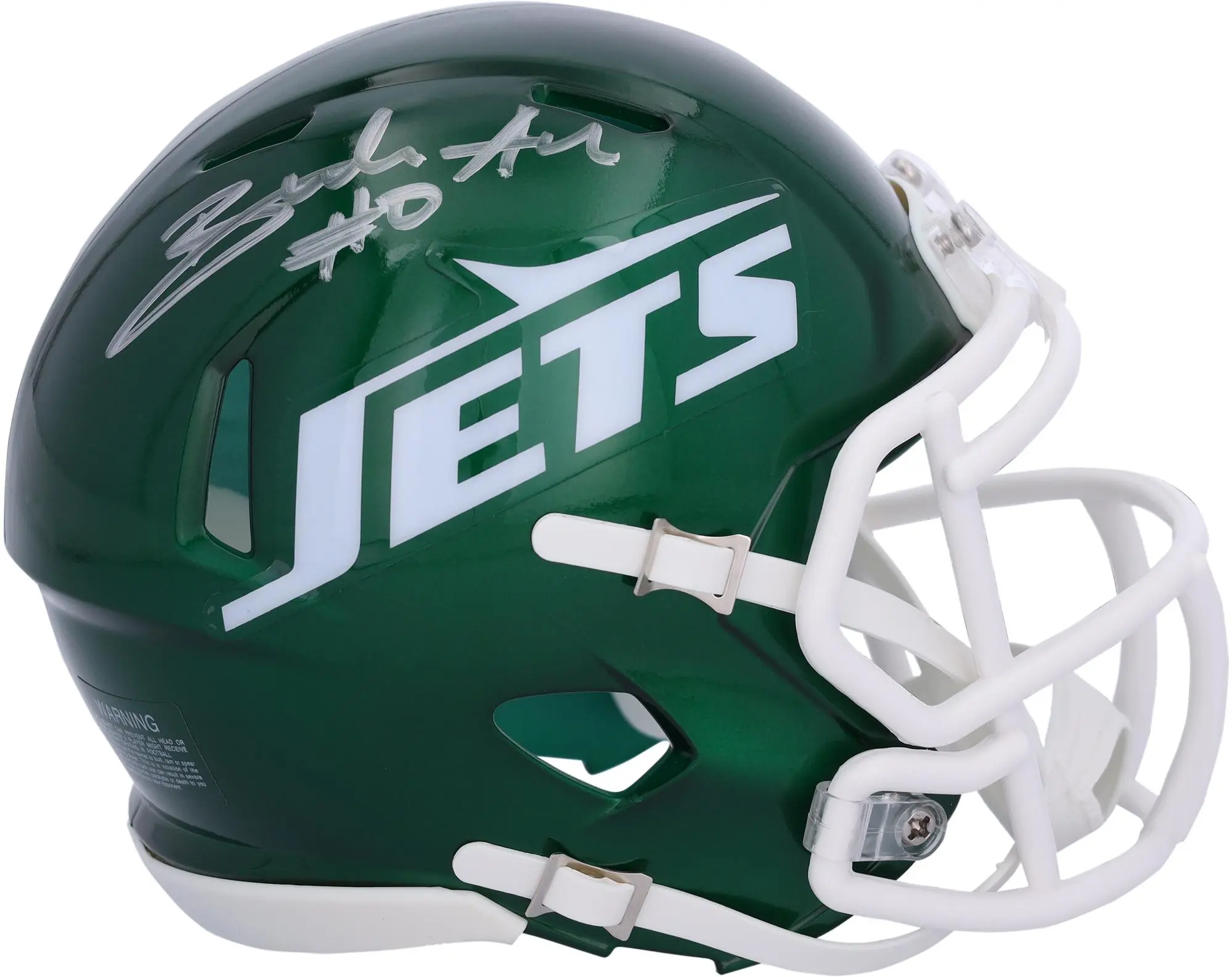 Braelon Allen New York Jets Autographed Riddell 2024 Speed Mini Helmet - Fanatics Authentic Certified