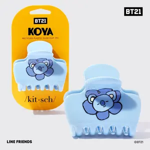 BT21 meets Kitsch Recycled Plastic Puffy Claw Clip 1pc - KOYA