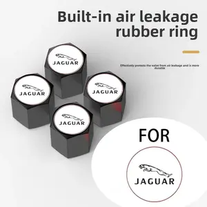 Universal Car Tire Valve Stem Cap, Fits Jaguar Xf Xe Xj F-Pace X-Type S-Type F-Type E-Pace I-Pace Xk, High-Quality Replacement Part