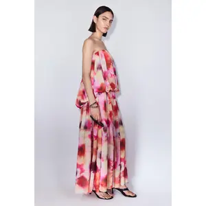 H&M Chiffon bandeau dress