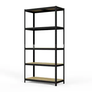 72" H Storage Shelves, 2000 Lbs, 5 Tier Garage Storage Shelving, 35.5" D X 15.75" W X 72" H Adjustable Metal Shelves For Garage Shelves Utility Rack Shelf, Ideal For Kitchen, Warehouse, Basement