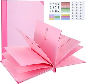 Accordion File Organizer - A4 Size Fit, Labeled Pockets for Documents, Passports, Important Papers, Expanding Manila Folder for Office & Home Storage, Office Organization Essential