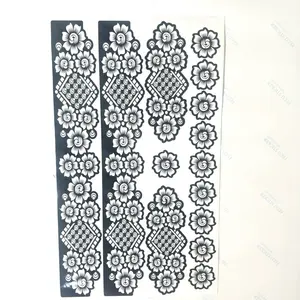 Henna Stencils Complete Set Backhand Feet Fingers Design for Temporary Henna Tattoos Unique Patterns