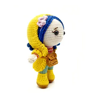 Hand-crocheted 'Corpse Bride' doll, Halloween doll, Ghost Mom Caroline Halloween decoration, children's room decoration, unique toy, soft toy, child-safe, crochet doll, room decoration, doll bag charm, ...