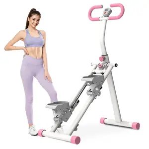 330 LBS Stair Stepper for Home Adjustable Handlebars & Pedals Perfect for Home & Office Workouts Exercise Climber Fitness Equipment with Stable Frame Adjustable Handlebar