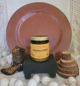 [Pineapple Express] Pineapple Express. 8oz. x wick candle Box Decor Scented Fragrance