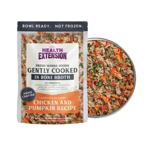 Gently Cooked Chicken And Pumpkin Recipe Dog Food | Health Extension Feeding
