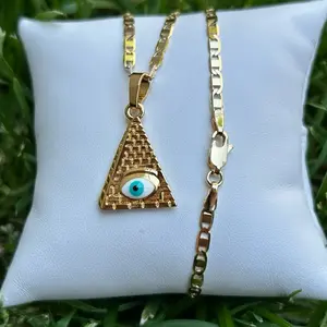 18k  gold filled necklace 20” 3mm high quality