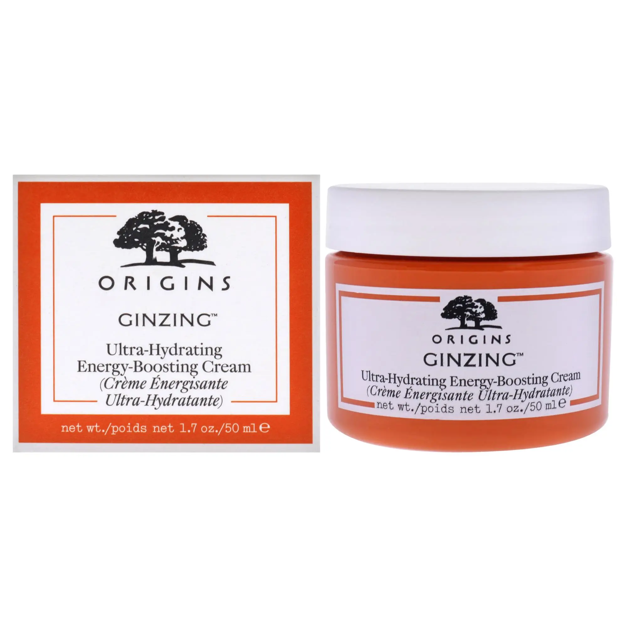 Origins Ginzing Ultra-Hydrating Energy-Boosting Moisturizer for Women - 1.7 fl oz Cream, Hydrate Skin, Apply Daily