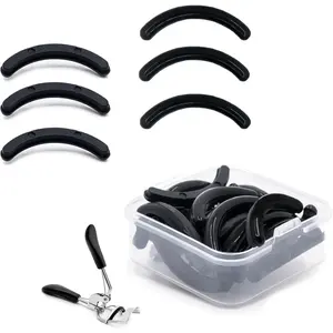 Eyelash Curler Refills - Premium Silicone Pads for Shiseido, Tweezerman & Universal Fit Curlers - 24PC, Ultra-Soft & Pinch-Free Curl