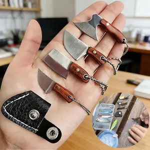 Pocket Knife Set for Fishing, Collecting & Daily Use, 4 Counts/set Including Knife & Knife Holder & Knife Blade & Knife Cover, EDC Knife Set for Outdoor Camping, Portable Multipurpose Knives