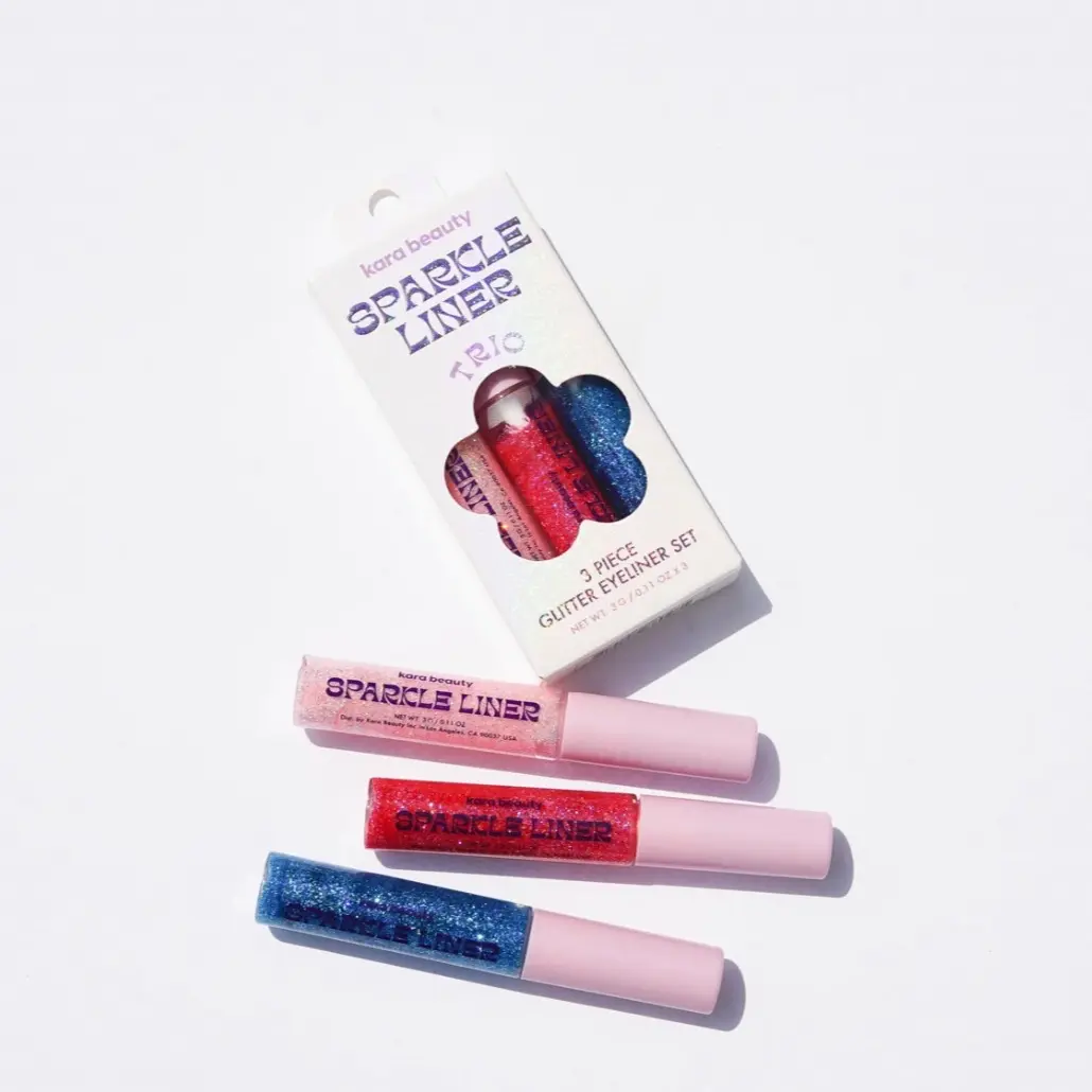 Kara beauty SPARKLE LINER GLITTER EYELINER TRIO SET