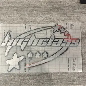 High Class Car Vinyl Decal Sticker with Stars and Arrows Design for Vehicle Decoration 11x7