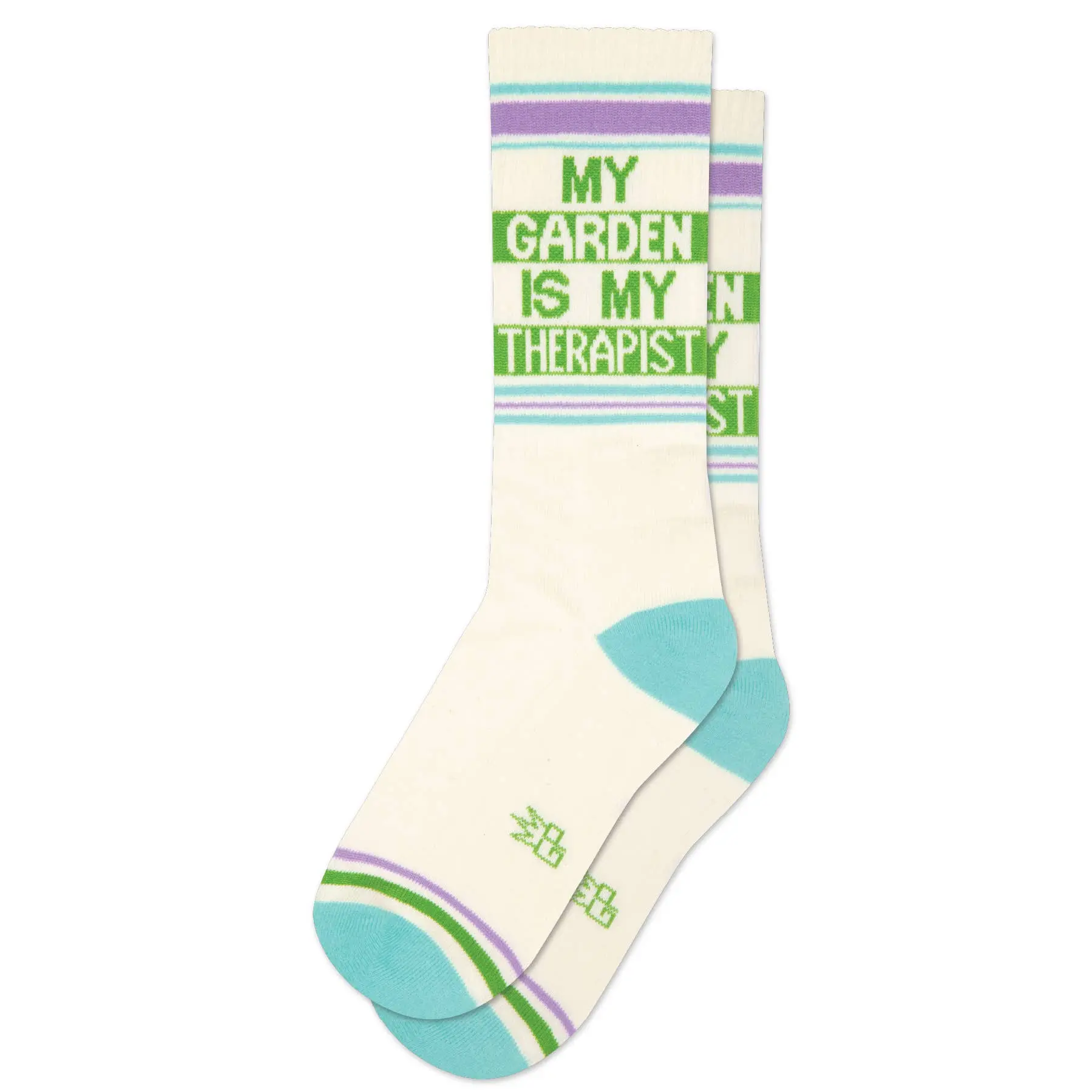 Gumball Poodle - My Garden Is My Therapist Gym Crew Socks
