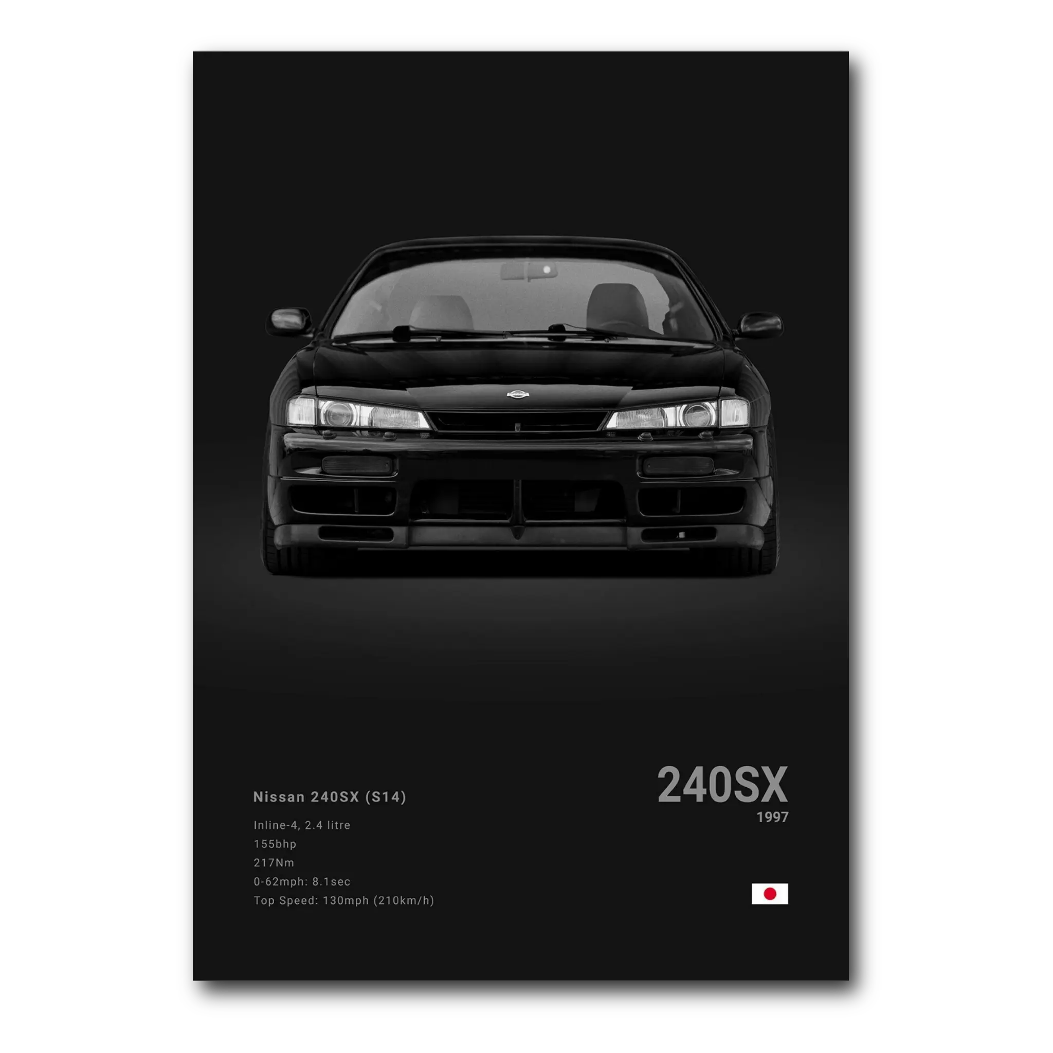 Nissan 240SX (S14) - POSTER NO FRAME