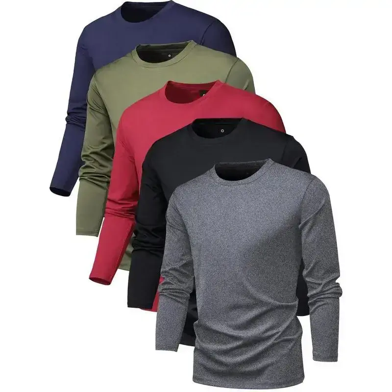 Men's Long Sleeve Crewneck Tee, Men's Clothing, Regular Fit Round Neck T-shirt Clothing Shirts for Fall, Fall Outfits 2025, Back To School Clothes, Men's Streetwear Knit Tops for Outdoor, Men's Clothing, Menswear Casual Tshirt Men's Long Sleeve Crewneck Tee, Men's Clothing, Regular Fit Round Neck T-shirt Clothing Shirts for Fall, Fall Outfits 2025, Back To School Clothes, Men's Streetwear Knit Tops for Outdoor, Men's Clothing, Menswear Casual Tshirt