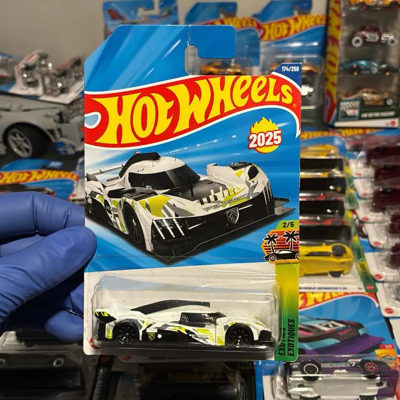 HOT WHEELS 2025 PEUGEOT 9X8 HYPERCAR/HYPERVOITURE Collectible Diecast Model Car Toy