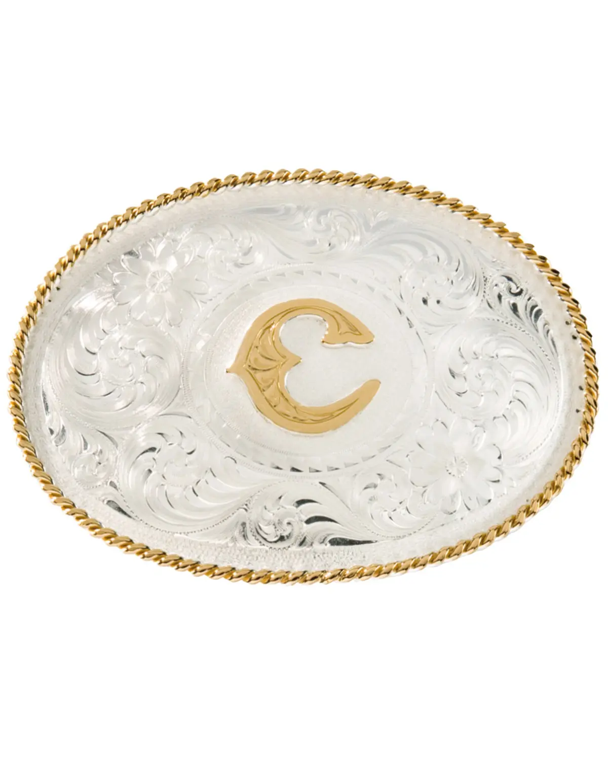 Montana Silversmiths Unisex Initial "C" Buckle - 700C