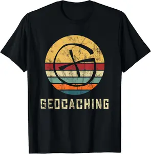 Geocacher Geocache Gps Outfit Vintage Retro Geocachers T-Shirt