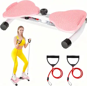 Twist Board with Resistance Bands | Full Body Core Training | 300LBS Capacity Quiet Home Gym Equipment | All-Gender Fitness Pick