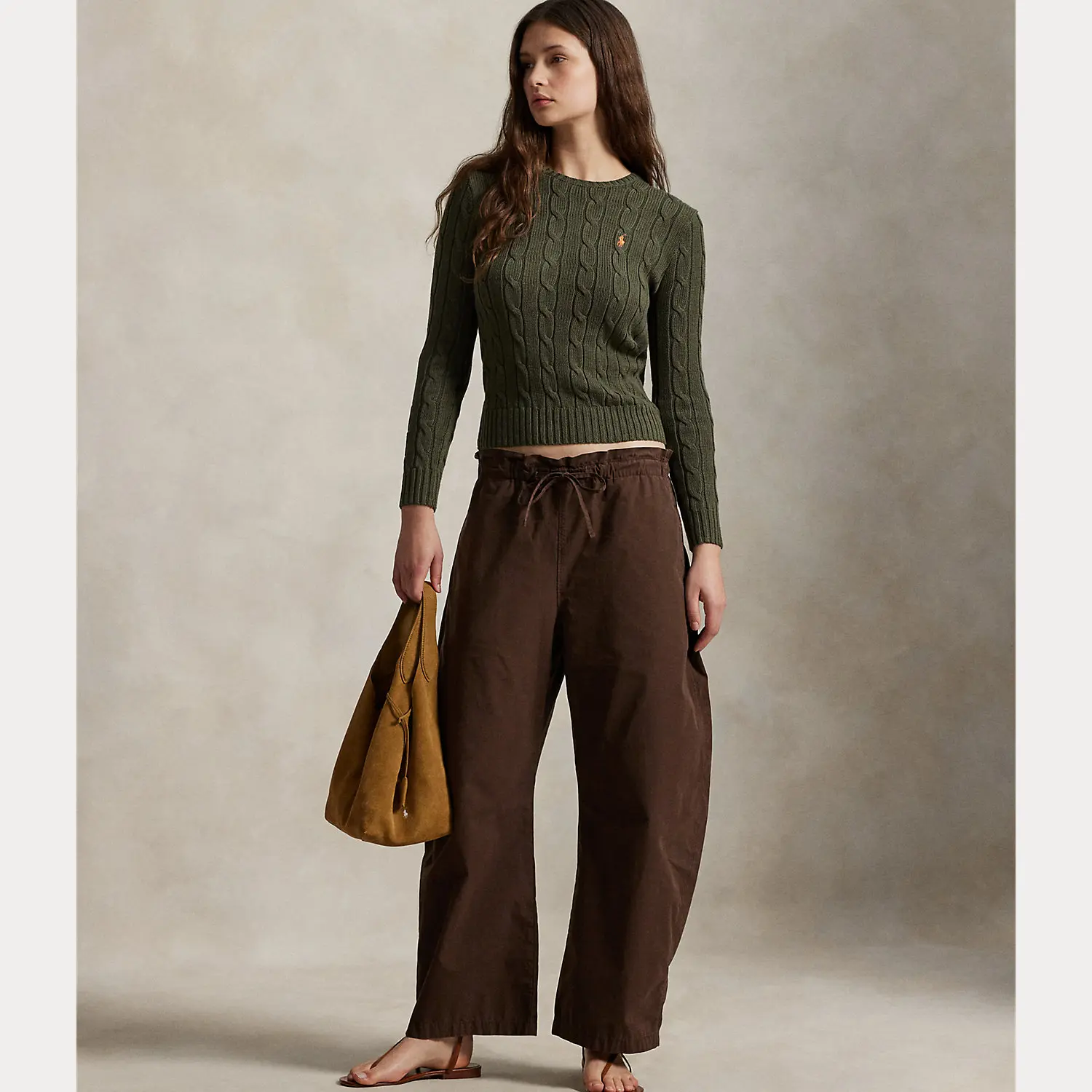 Polo Ralph Lauren - Cable-Knit Cotton Crewneck Sweater