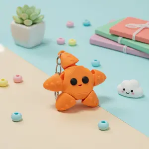 Baby Starfish Keychain