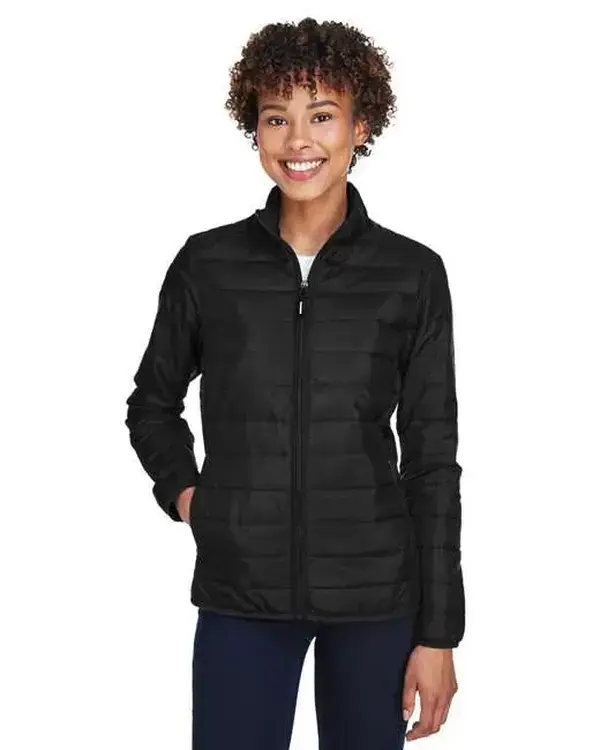 Ash City - Core 365 CE700W Ladies' Basic Thermal Outerwear Prevail Packable Puffer Jacket with Zipper, Pockets