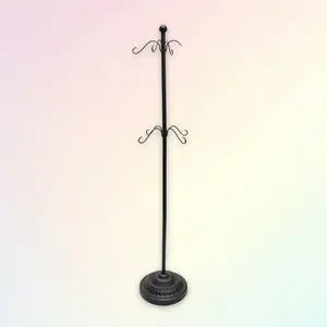 Tree Adjustable Stocking Holr - Haute Décor: Floor & Tabletop Dispy, Weighted Base, Indoor Use