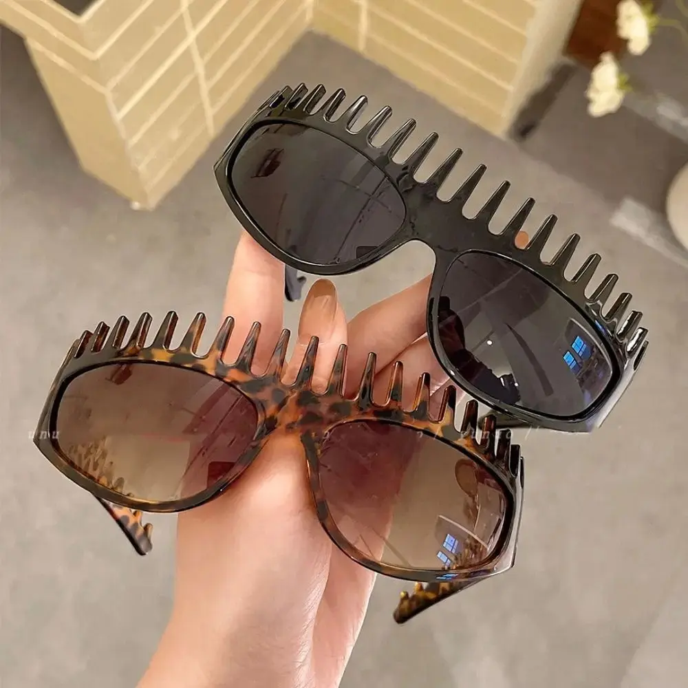 Comb Shaped Sunglasses Headband Sunscreen Sunshade Summer Sunglasses Hairband Korean Style Headwear Women Hair Hoop Women