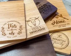 Personalized Engraved Cutting Board, Bamboo Charcuterie, Unique Christmas, Wedding, Bridal Shower, Engagement Gifts, Monogram Kitchen, Housewarming Present,  #EngagementGifts, #BridalGifts, #GiftIdeas, #ChristmasGifts- ADD PERSONALIZATION IN THE NOTES